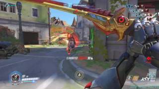 How to Flank first point on Eichenwalde attack as Genji