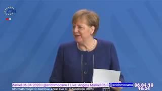 Live: Angela Merkel 06.04.2020 | @🅴🆁🅸🅲🅷🅼🅾🅲🅰🅽🆄