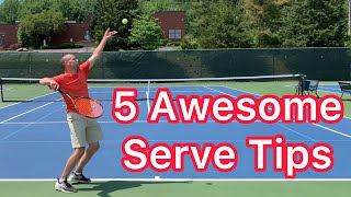 5 Awesome Tennis Serve Tips (Increase Your Confidence)