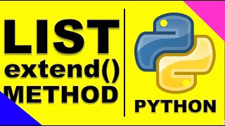 List extend Method | Python Programming FREE tutorial | in preparation for Algorithmic Trading