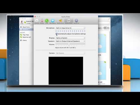 How to change Audio Preferences in Skype® for Mac® OS X™ How to change Audio Preferences in Skype® for Mac® OS X™