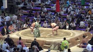 勝ち越しをかけた一番/木崎-濱豊/2017.7.20(31)/kizaki-hamayutaka/day12 #sumo