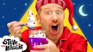 Yummy Ice Cream Finger Family Story for Kids with Steve and Maggie | Food and Fa