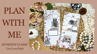 PLAN WITH ME | HP SKINNY CLASSIC | LIVE LOVE POSH AUTUMN ALLURE