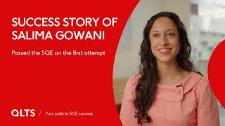 SQE Success Story Video of Salima Gowani – QLTS School's Former Candidate