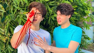 PRANKING MY TWIN BROTHER FOR 24 HOURS!!