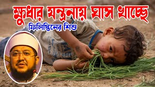 🔴 ক্ষুধার যন্ত্রণায় কাতর ফিলিস্তিনের শিশু ঘাস খাচ্ছে! 😢 | Sadiqur Rahman Al Azhari | Soja Rasta