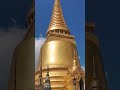 Beautiful Golden Pagoda at the Grand Palace in Thailand #shorts #temple