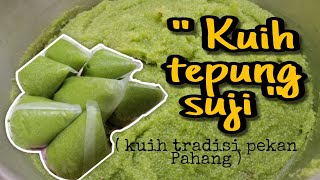 Kuih tepung suji kacau | kuih orang lama pekan pekan pahang | malaysian street food #kuihtepungSuji