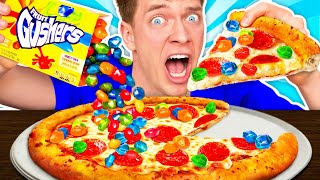 WEIRD Food Combinations People LOVE!!! *PIZZA & SOUR CANDY* Eating Funky & Gross