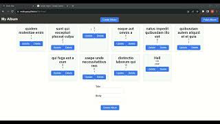 Coding Ninja React Skill Test 2 Album @CodingNinjasIndia #coding #project #reactjs