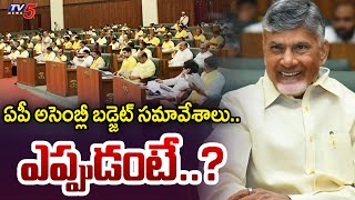 AP Assembly Budget Session 2025 :  ఏపీ అసెంబ్లీ బడ్జెట్‌ సమావేశాలు..|  CM Chandrababu | TV5 News