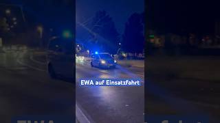 #ewa auf #einsatzfahrt mit #blaulicht in #berlin #germany #deutschland