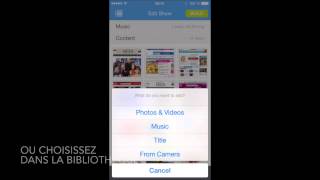 Comment réaliser un diaporama photo / vidéo avec ProShow pour iPhone/iPad