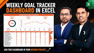 Excel Goal Tracker Dashboard Project | Complete Step-by-Step Tutorial