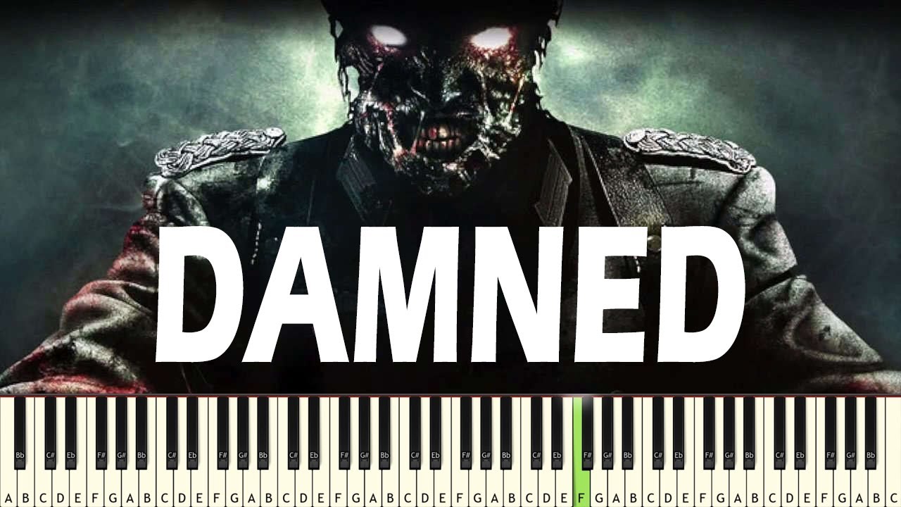 Black Ops Zombies - Damned - EASY PIANO TUTORIAL - YouTube