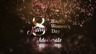 Top 5 Happy Women's Day Greetings Celebration Intro Video Templates Free