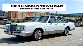 1985 LINCOLN TOWN CAR SIGNATURE SERIES