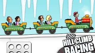 Hill Climb Racing - 🚂 kiddie Express in Arctic Cave | GamePlay