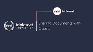 Sharing Documents with Guests (Level 2) - TSU