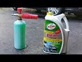 Turtlewax Zip Wax Car Wash and Wax Review(foam cannon)