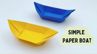 How To Make Easy Paper Speed Boat For Kids / Paper Boat Toy / Paper Craft Easy / KIDS crafts
