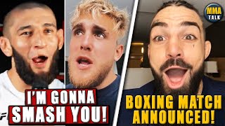 Khamzat Chimaev SENDS A WARNING to Jake Paul, Paul FIRES BACK,Mike Perry to compete on Triller event