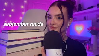 ASMR the 8 books i read in september 🍁 monthly reading wrap-up