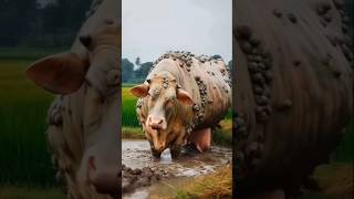 The cow is cured from Barnacle injure #cow #animals #humanity