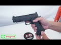 บีบีกันอัดแก๊ส army r611 3 emg staccato p 2011 vip grip bb gun