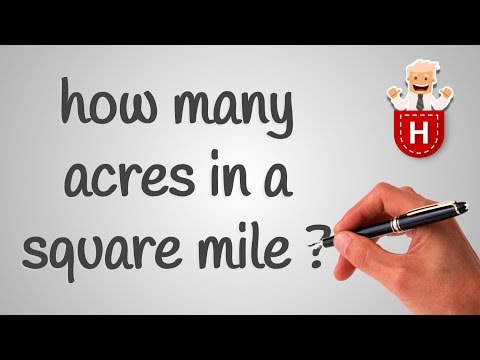 How many miles is 17000 square acres?