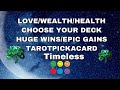 Love/Wealth/Health..Huge Life read...pick your deck..timeless pickacard