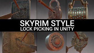 Skyrim Style Lock-picking in Unity for Indie Game Devs on Asset Store