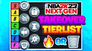 RANKING ALL 24 TAKEOVERS IN TIERS ON NBA 2K23