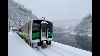 冬の絶景が楽しめる！只見線の旅