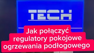 Jak podłączyć regulatory pokojowe ogrzewania podłogowego?🤔#sterowanie #ogrzewaniepodłogowe