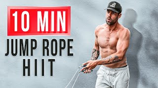10 Min Jump Rope HIIT Workout For Weight Loss (Follow Along)