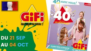 💥 GIFI catalogue du 21 septembre au 4 octobre 2021 | Arrivage | FRANCE