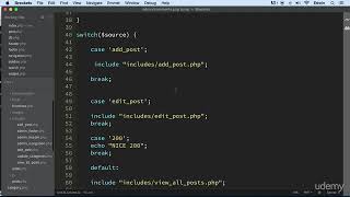 2 Creating the comments page and HTML form in admin - CMS COMMENTS - PHP COURSE CMS PROJECT