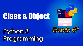 Class and Object | Python Tutorials | Python for Data Science | Telugu