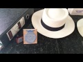 How to roll up/ fold a Panama Hat - Luxury Genuine Panama Hats - Marchesi di Montecristi #panamahat