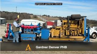 Lot#90 2004 Gardner Denver PAH Triplex Pump - Detroit 8V-71 Diesel Engine - Manual Transmission