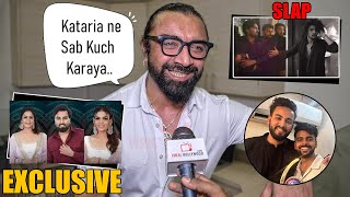 UNCUT - Ajaz Khan SLAM Kataria for C0nspiracy against Vishal Slap Incident | Dhruv vs Elvish | Carry