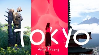 Solo Traveling in Japan Vlog - Tokyo Ghibli Museum, TeamLab, Mt. Fuji, Ramen Restaurant, Temples ⛩️