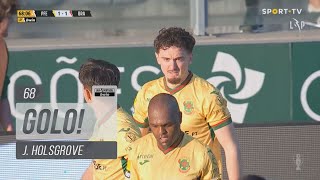 Goal | Golo J. Holsgrove: Paços de Ferreira (1)-1 SC Braga (Liga 22/23 #17)