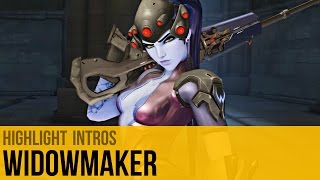 Overwatch | Widowmaker Highlight Intros | Without UI