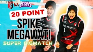 KUMPULAN 20 POINT MEGAWATI | REDSPARKS VS PINK SPIDER