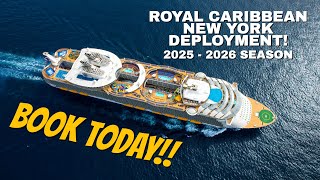 Royal Caribbean New York Deployment | 2025-2026 Season | Book Your Cruise Today!