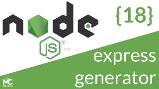 Node.js Tutorial - 18 Express generator