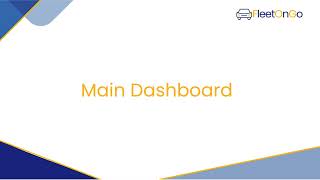 Dashboard FleetOnGo